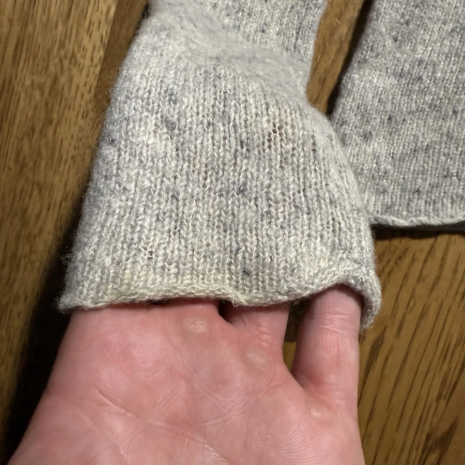 Suéter Tahari 100 % cachemir para mujer M cuello alto pulóver marfil suave lujo Foto 2 de 4