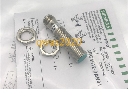 1pz Nuovo Sensore Interruttore di Prossimità Siemens M12 3RG4612-3AN01 Tipo Spina - Foto 4 di 4