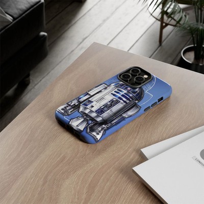 R2-D2 Droid Robot Star Wars Blue Phone Tough Case For Iphone