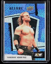 2022 Upper Deck Allure AEW #2 Hangman Adam Page Blue #/35