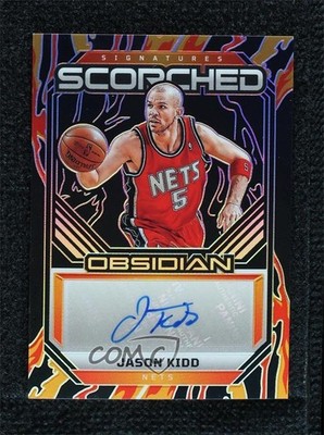 2024 Panini Obsidian Scorched Signatures 5/75 Jason Kidd #SS-KID Auto HOF 04lf