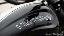 Aftermarket 2X Victory Outline Motorcycle Gas Tank Decals Stickers New OEM Oracl
