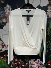 Banana Republic Size Medium Whtie Blouse Top NEW NWT