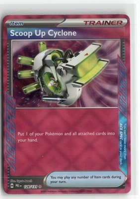 Scoop Up Cyclone 128 SV: Prismatic Evolutions Pokemon ACE SPEC Rare Near Mint