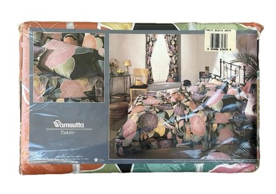Wamsutta Supercale Plus  Tahiti  Queen Flat Sheet Vintage Sheet NIP