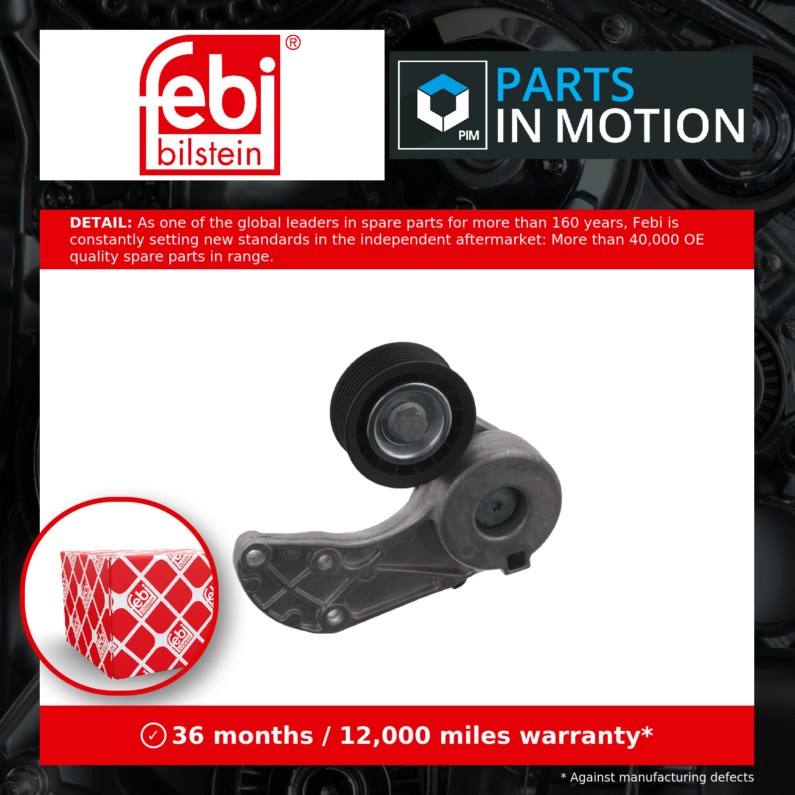 FERDINAND BILSTEIN 33716 Belt Tensioner, V-ribbed belt for AUDI,VW - Image 11