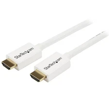 Startech Hd3Mm5Mw 16Ft Hdmi Cable High Speed To Cord Cl3 In Wall White