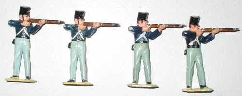 Marx 1960s 60MM Hard Plastic Warriors of the World Mexican American War Soldiers