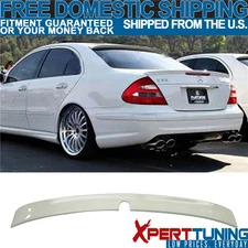 Fits 03-05 Benz E-Class W211 4Dr Rear Roof Spoiler Painted #650 Calcite White