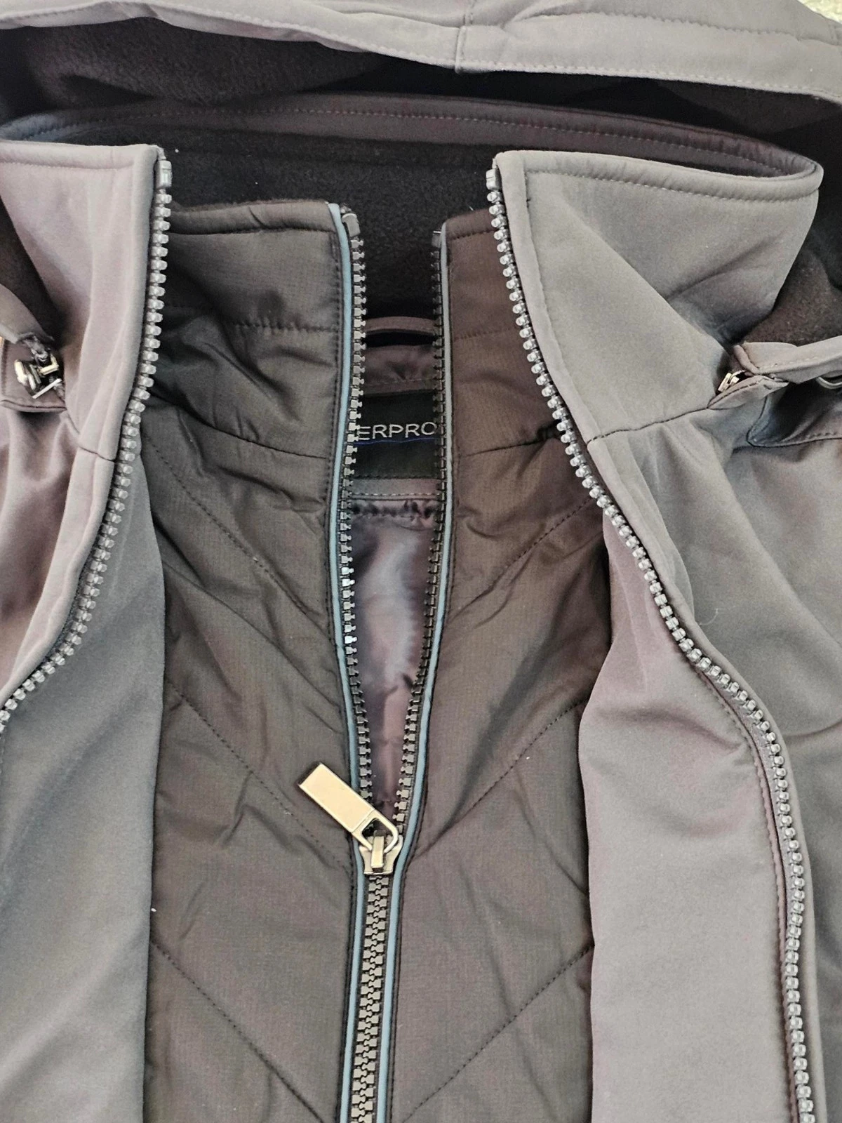 Weatherproof Men's Stretch Ultratech Windproof Winter Jacket Grey MD / MEDIUM image 4