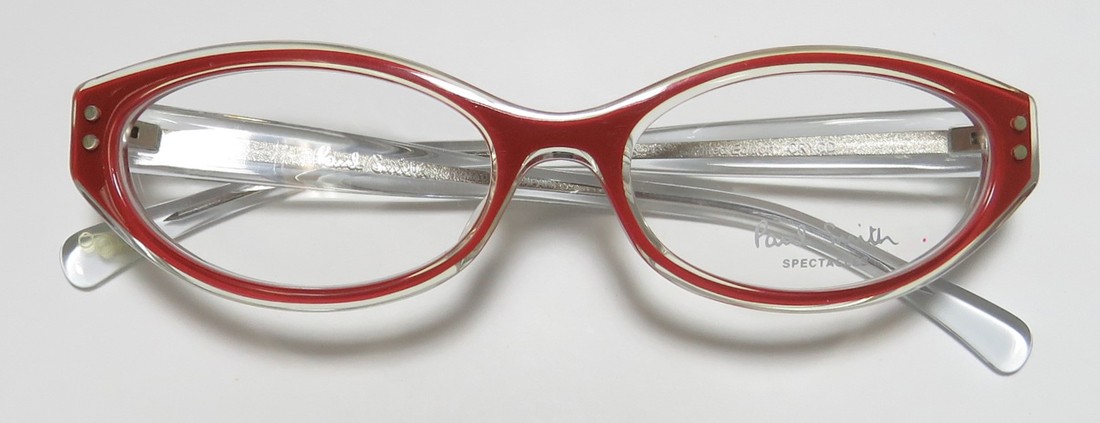 NEW PAUL SMITH 430 GLASSES CRYCD PLASTIC JAPAN FULL-RIM RED