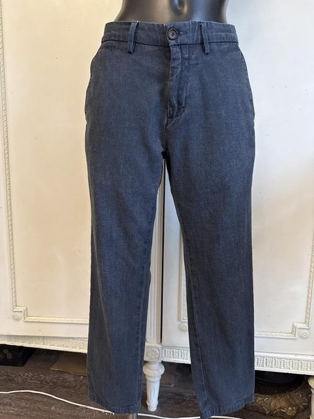 Men Baldessarini Trousers Grey Cotton 31