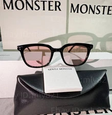GentleMonster Days Day 01(V) Sunglasses Black Frame Purple Lenses