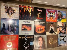 Lot Of 23 Rock Vinyl:Dio,Alice Coop,Cheap Trick,F Marino,D Purple,Styx,Triumph