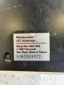 NES ADVANTAGE CONTROLLER FOR ORIGINAL NINTENDO SYSTEM JOYSTICK 2 PLAYER NES 9072