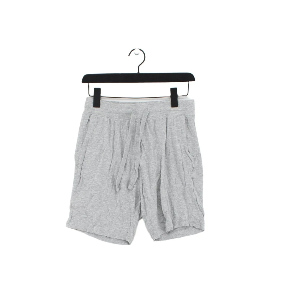 Next Men's Shorts S Grey Cotton with Viscose Sweat