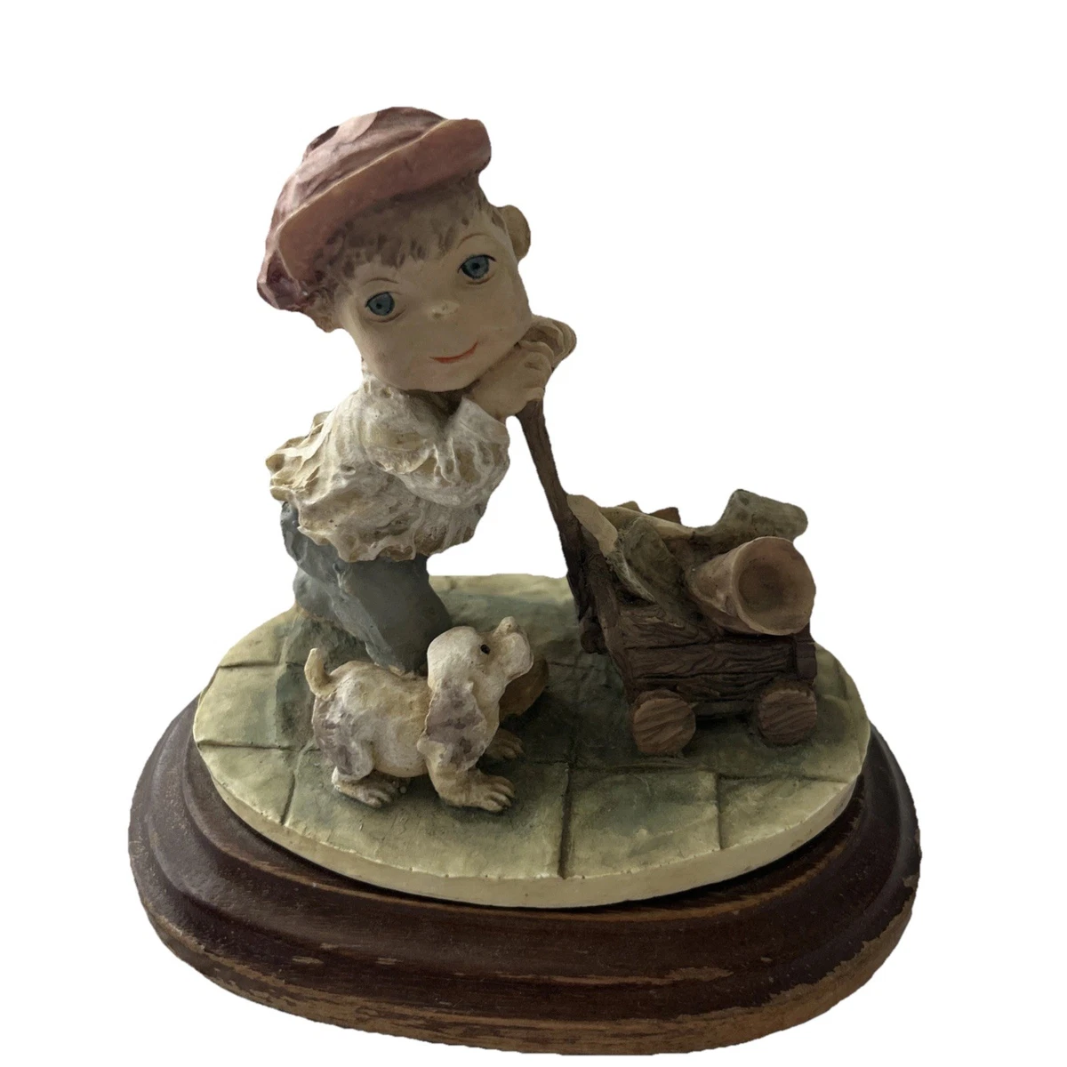 Capodimonte Dog In Antique Ceramic & Porcelain Figurines for sale
