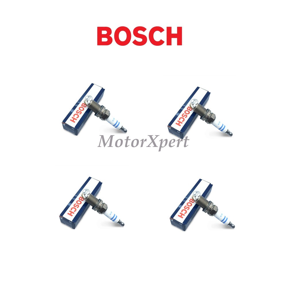 4 pcs 12122158252 Bosch Double Platinum Spark Plug for BMW 550I 650I 750I 4.8L