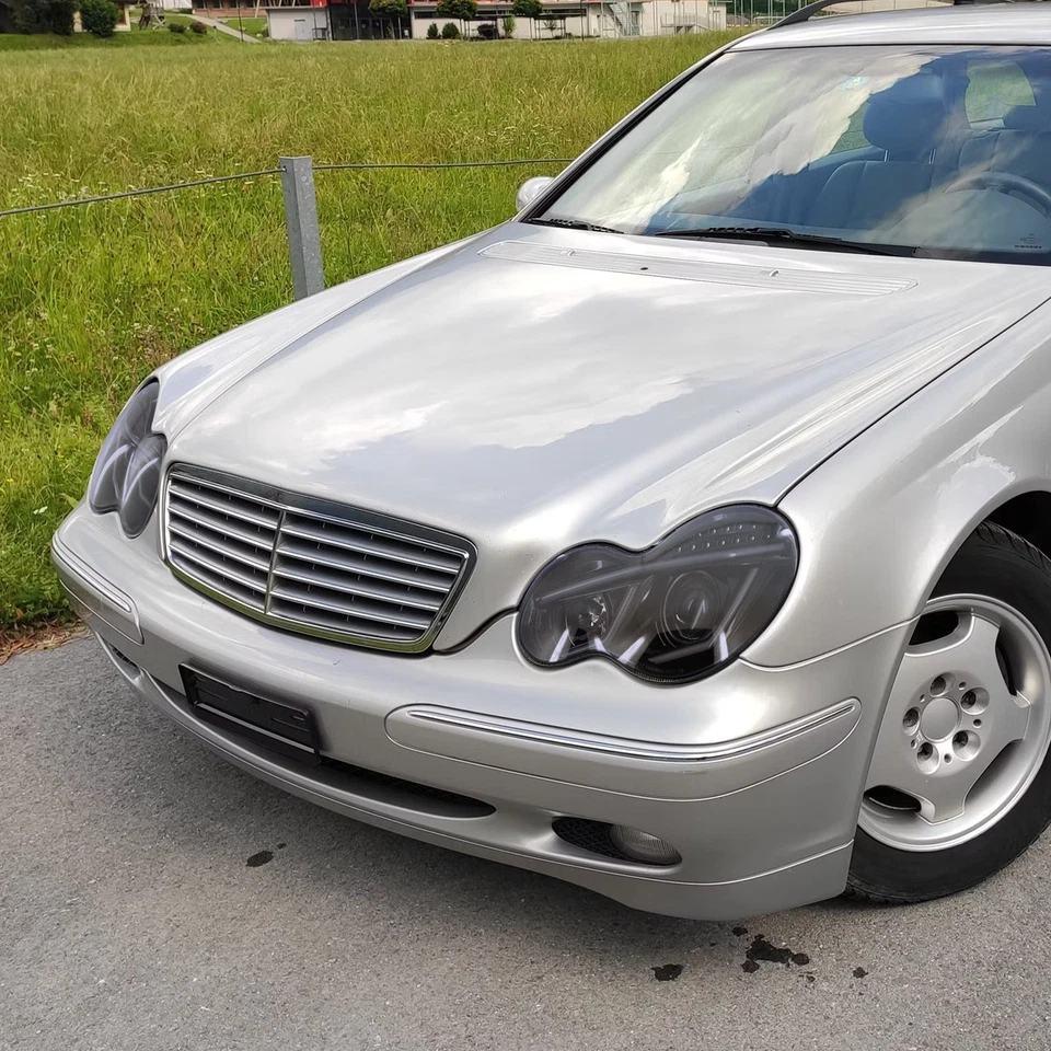 Smoke Projector Headlights Fits 2001-2007 Mercedes Benz W203 C230 C240 LED Strip - Изображение 2 из 4