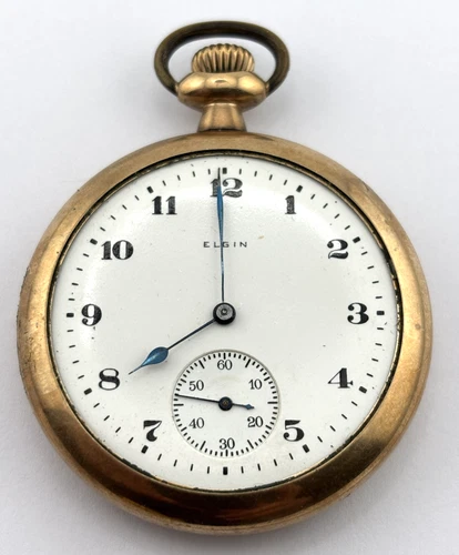 Elgin Vintage Mechanical Pocket Watch  7J  16s  Gr.291  22345667 NON-WORKING