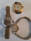 Vintage Lot Of 3 Timex Mechanical Wristwatches 1 Is 17 Jewels 2 Are Running