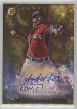 2016 Bowman Inception Prospect Gold 10/25 Anderson Espinoza #PA-AE Auto 0cx3