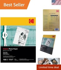 photo paper 8.5 x 11 matte, 100 count 39 lb - 145 g/m 41184-3510-225