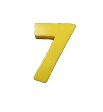 Fisher Price School Day Desk REPLACEMENT MAGNETIC Alphabet Number  7  Vtg 1972