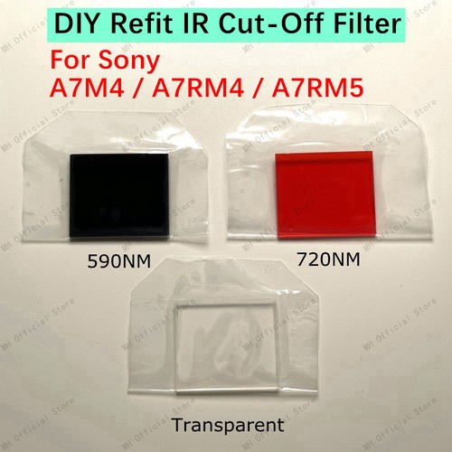 Camera DIY Refit IR Cut Off Infrared Filter For Sony A7M4 A7RM4 A7RM5 A7IV A7RV - 第 1/3 張圖片