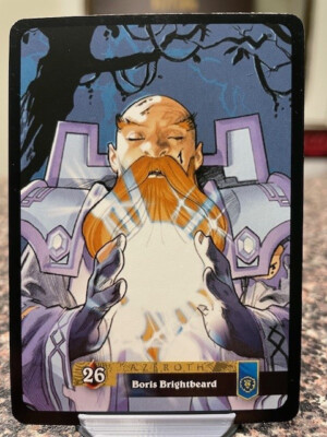 World of Warcraft Single Card Boris Brightbeard Non Holo Full Art 1/361