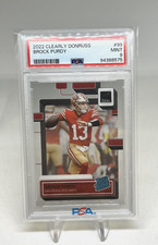 BROCK PURDY 2022 Panini Clearly Donruss #99 PSA 9 Rated Rookie RC RR Clear