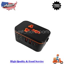 Universal International Travel Adapter USB Type-C Charger Wall Power Converter