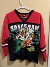 Vintage Warner Bros Space Jam Sweatshirt Kids S 1996 Bugs Bunny