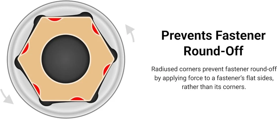 TEKTON 3/8 Inch Drive X 24 Mm 6-Point Socket | SHD12124 - Изображение 4 из 4