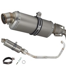 Lexmoto XTR S 125 Skyjet XGJAO Full Titanium Style Exhaust System 370mm Silencer