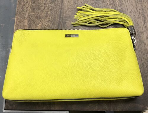 MILLY Clutch Yellow with Tassel