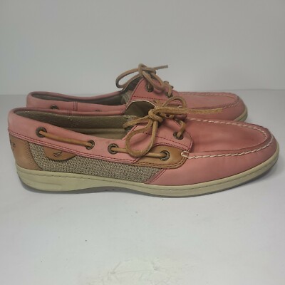 Sperry Top Sider Audrey Rose/Pink Loafer Slip-On Boat Shoes Women Size  M