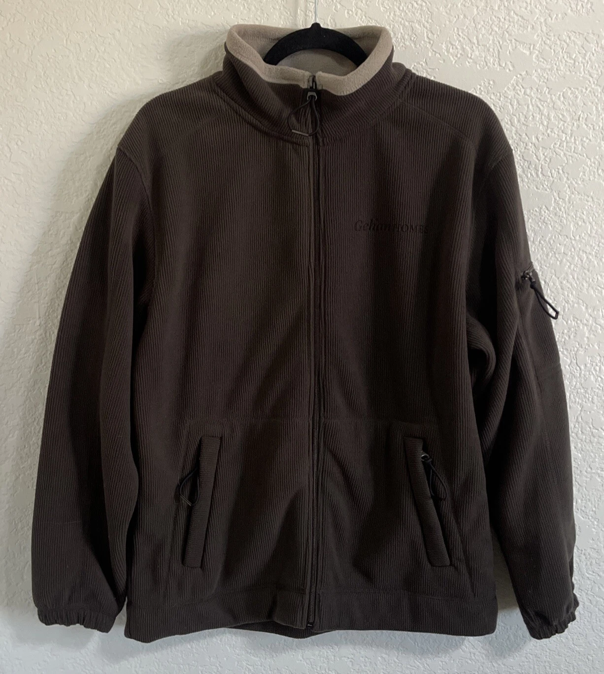 Men~ Fossa Corduroy -FleeceJacket /Fleece Lining Size Small
