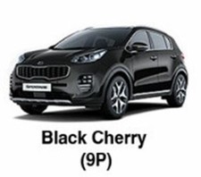 KIA Touch-up Brush & Pen Paint(Color Code: 9P - Black Cherry) fit Sportage