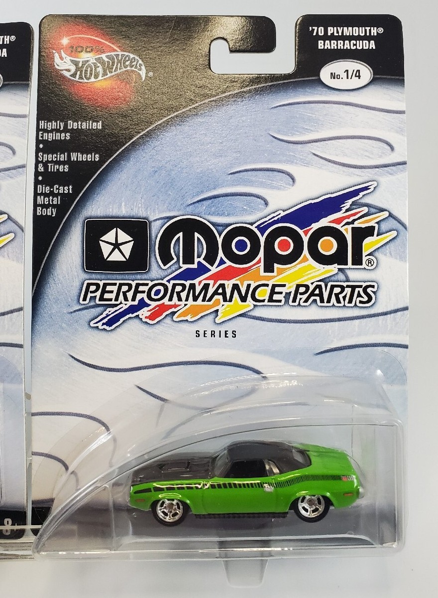Hot Wheels Mopar Performance Parts 70 plymouth barracuda Lot