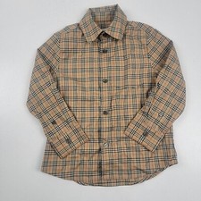 Burberry Nova Check Long Sleeve Button Up Shirt Kids 3Y - 98cm Baby
