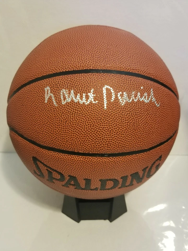 Robert Parish Signed Boston Celtics Spalding Indoor/Outdoor Basketball JSA-W COA - Image 2 of 4