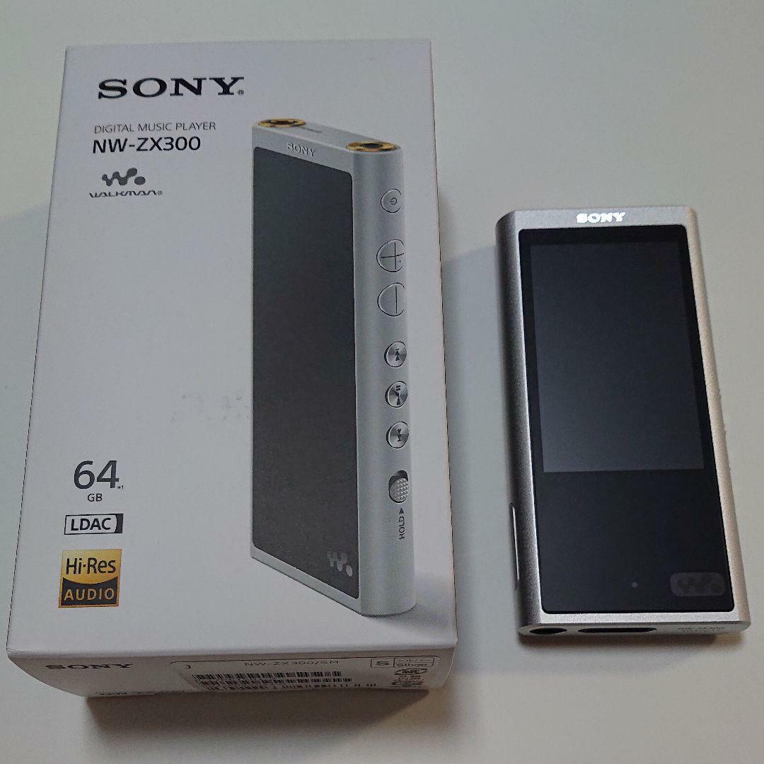 SONY NW-ZX300 WALKMAN 64gb Silver Portable Audio Player Used Good Japan  import