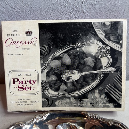 Vintage 1964 International Deepsilver 2 Piece Party Set, Catering, Wedding - Picture 3 of 8