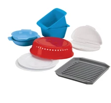 Rapid Brands Microwave cookware 9 pieces New Great Bridal Shower Gift