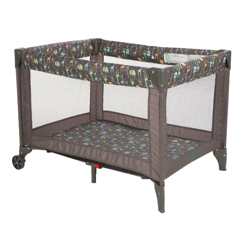 Baby Crib Playpen Nursery Infant Bassinet Playard Toddler Travel Safety Portable - Image 3 of 4