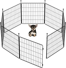 Minipaws Dog Playpen Designed for Puppies/Small Dogs, Expandable Dog Pen for Ind