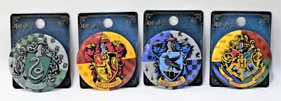 Harry Potter Crest Pin Button 4 Pins Slytherin Gryffindor Ravenclaw Hogwarts