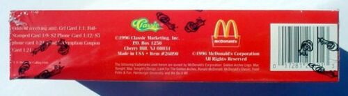 1996 Classic McDonalds Premier Edition Collectible Card Sealed Box 24 Pack COSMc - Picture 5 of 23