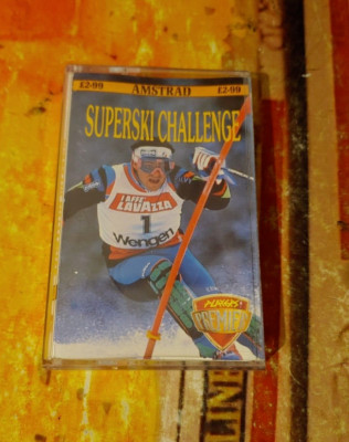 Superski Challenge (1986) Amstrad CPC (Tape, Box, Manual) works 8-bit classic